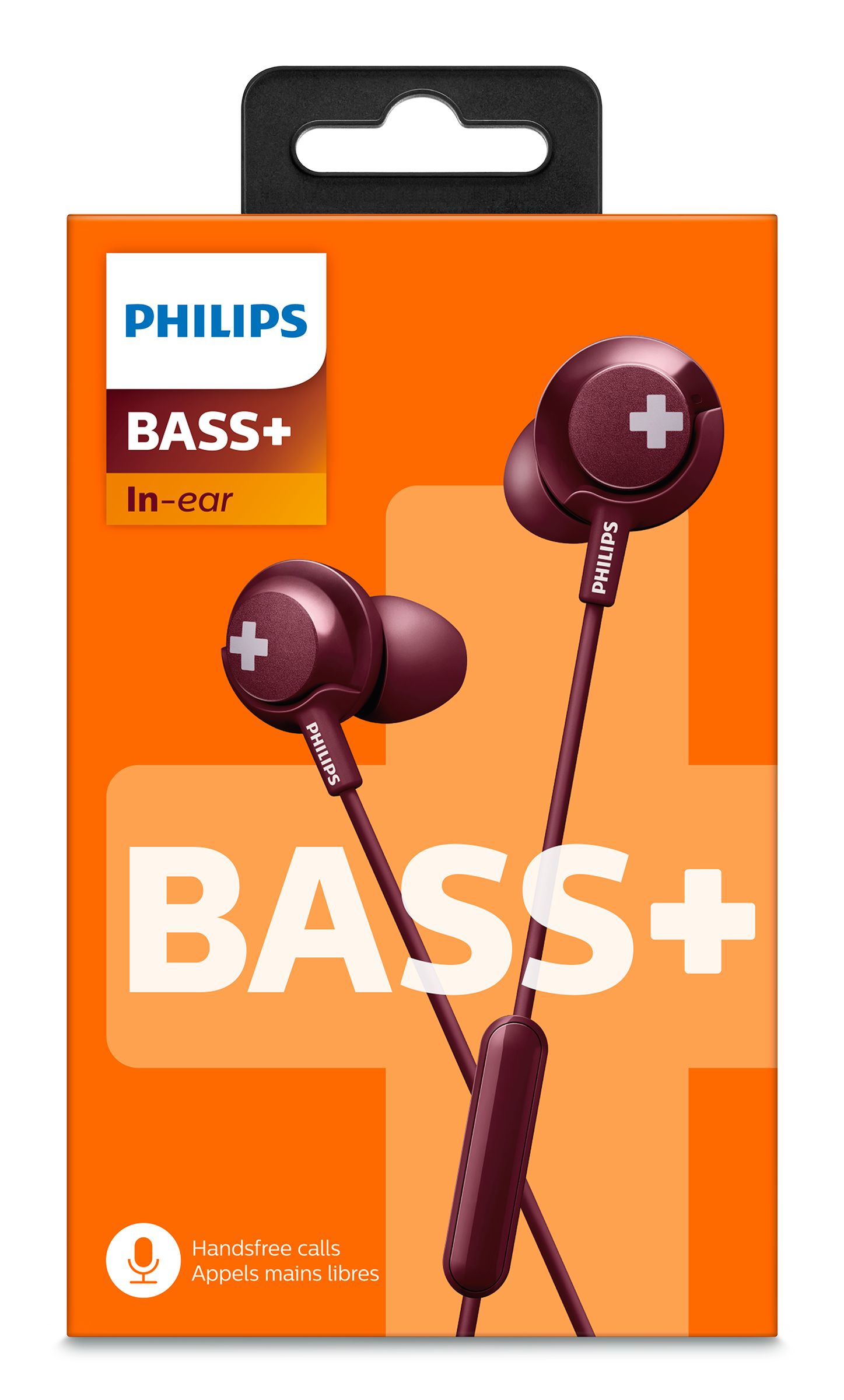 PHILIPS SHE4305  Mikrofonlu Kulak İçi Kulaklık Kırmızı