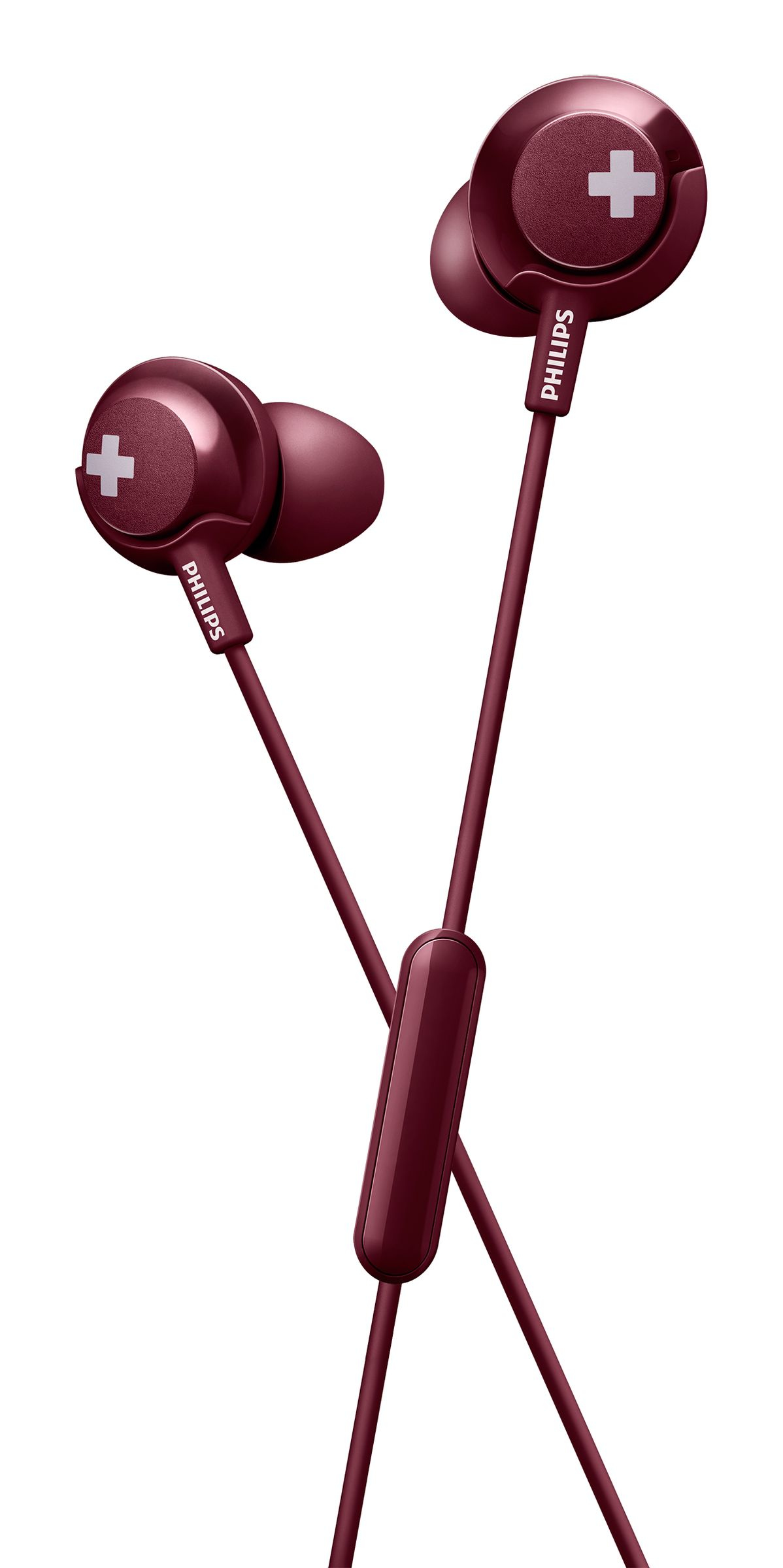 PHILIPS SHE4305  Mikrofonlu Kulak İçi Kulaklık Kırmızı