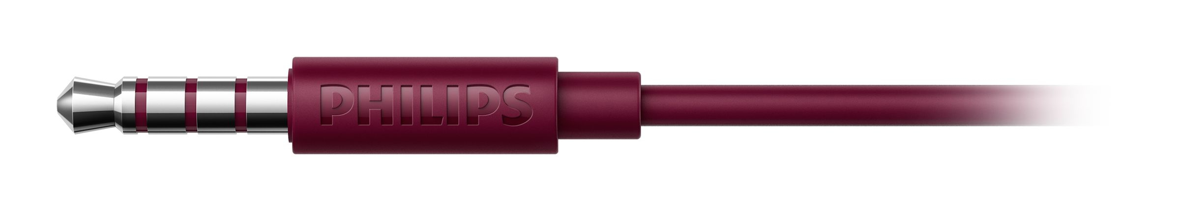 PHILIPS SHE4305  Mikrofonlu Kulak İçi Kulaklık Kırmızı