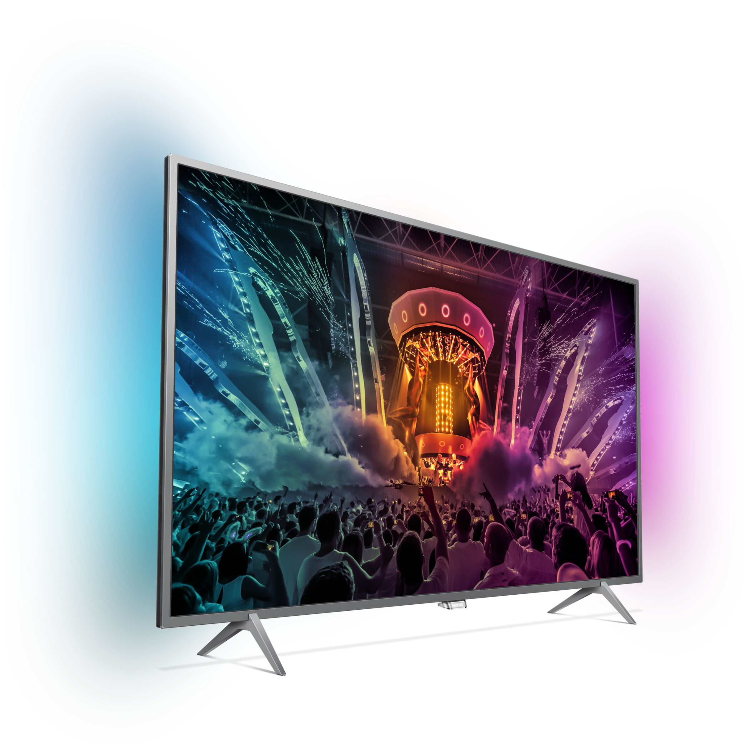 TV LED 55" - Philips 55PUS6201/12  6000 Series, UHD, Smart TV, Ambilight 2, WiFi, 4x HDMI