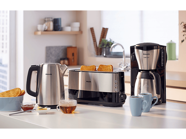 Philips HD9351/90 Daily Collection Wasserkocher (Rostfreier Edelstahl, 1.7 l, 2200 Watt) — Foto 2 von 5