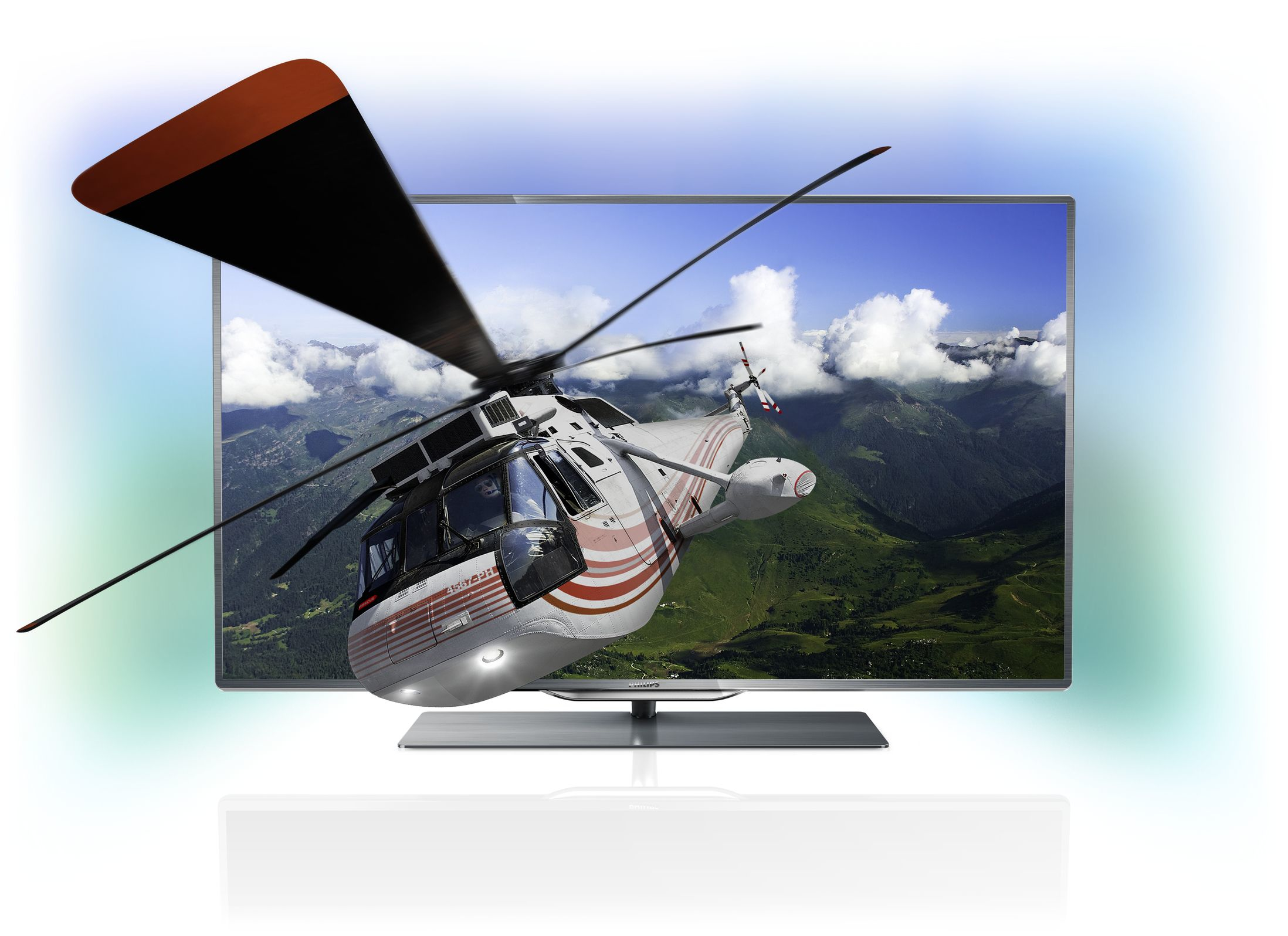 TV LED 40"- Philips 40PFL8007h Smart TV, WiFi, 3D, 800Hz