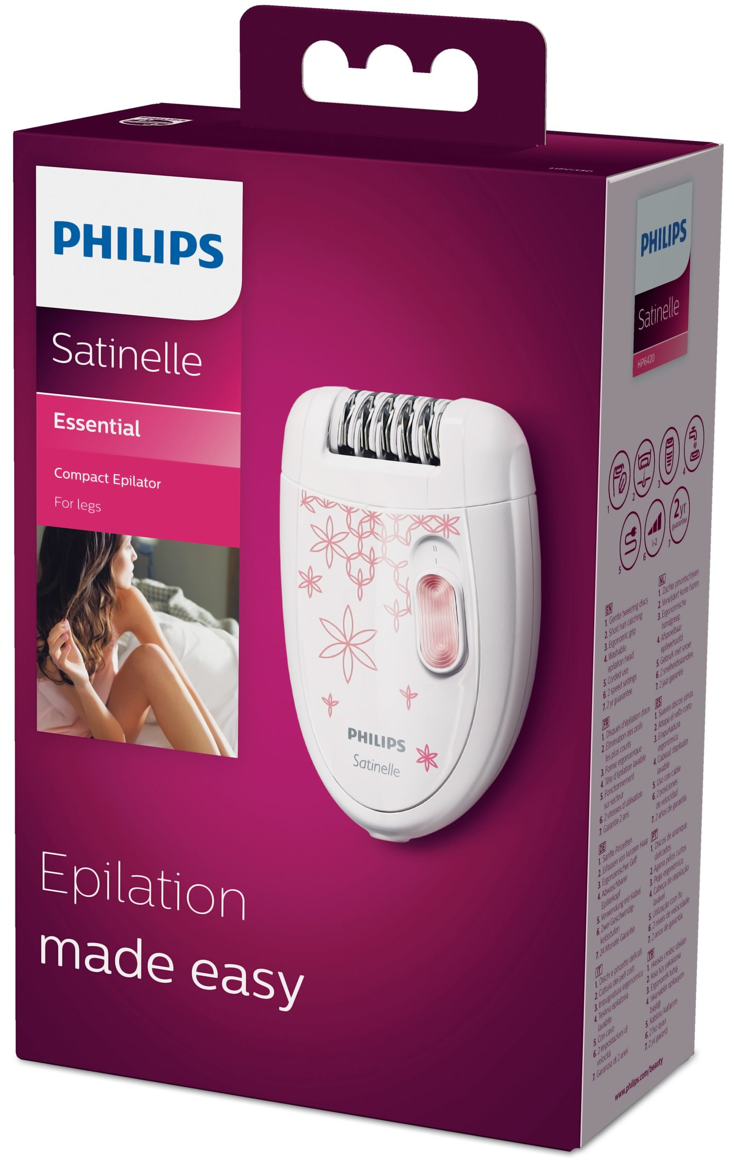 PHILIPS Satinelle Serisi HP6420/00 Epilatör
