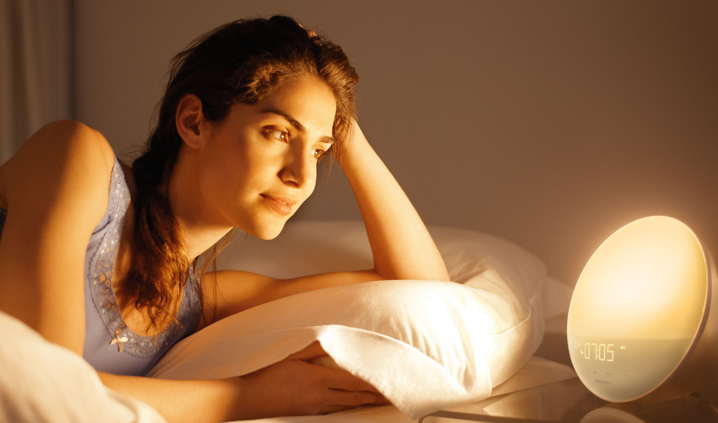 PHILIPS HF3510/01 Wake-up Light - Sveglia luce (FM, Bianco)