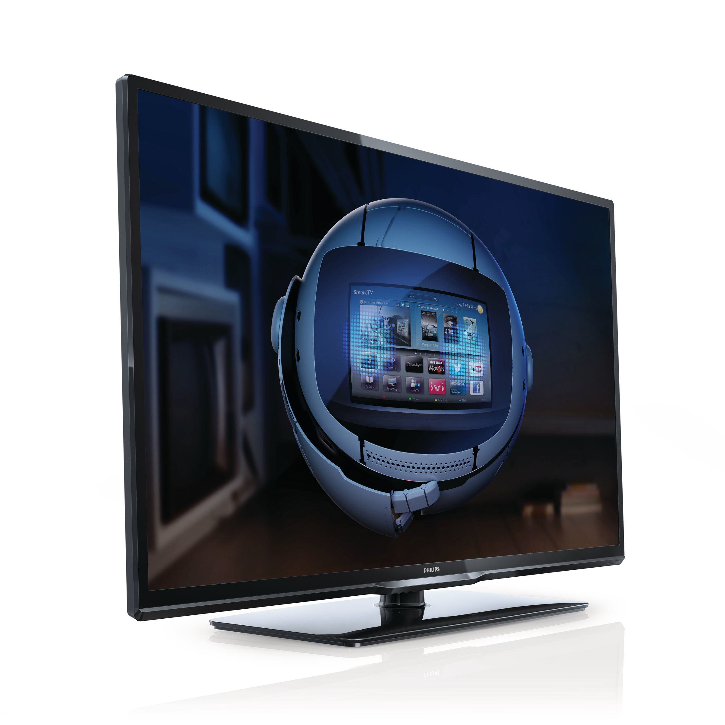 TV LCD - Philips,  32",  32PFL3258H/12,  3000 Series,  Televisor,  Smart,  LED,  Fino