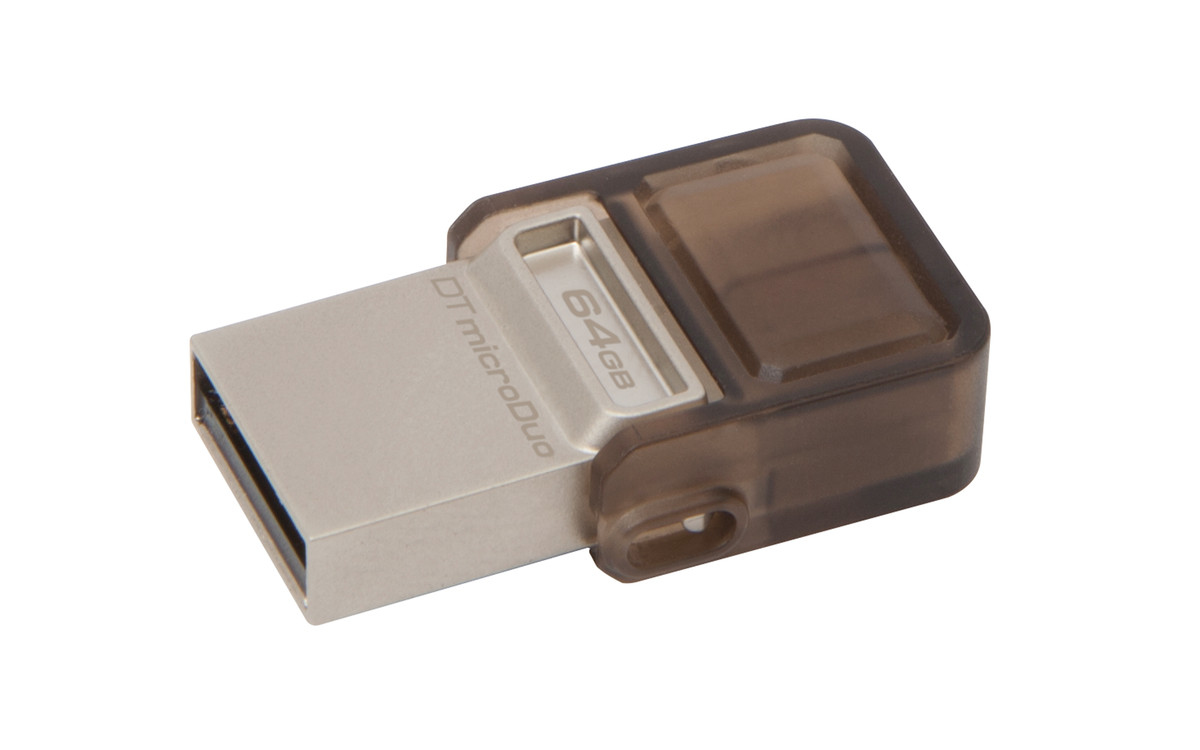 Memoria USB - Kingston, OTG/64GB/2.0/MICROUSB/DTDUO64GB