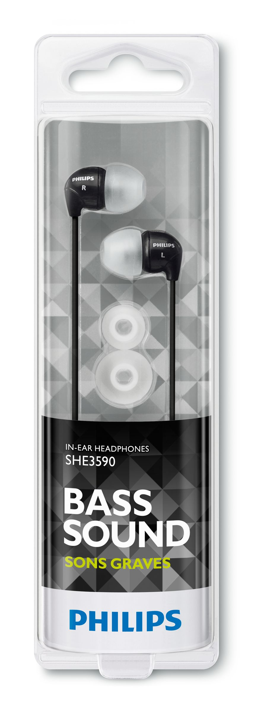 PHILIPS SHE3590BK/10 Siyah Kulakiçi Kablolu Kulaklık