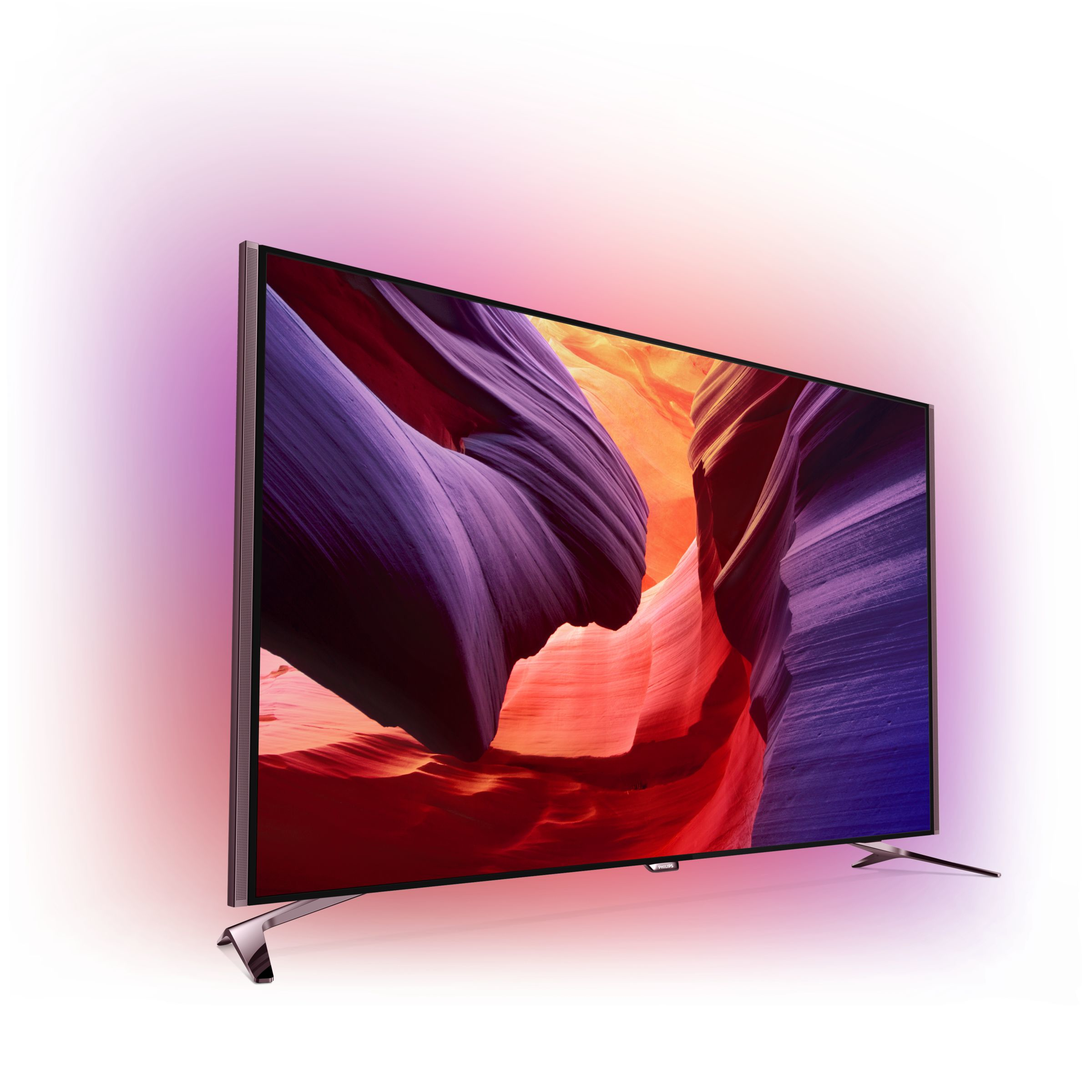 TV UHD-LCD - Philips,  55",  55PUS8601/12  4K UHD plano con tecnología Android™