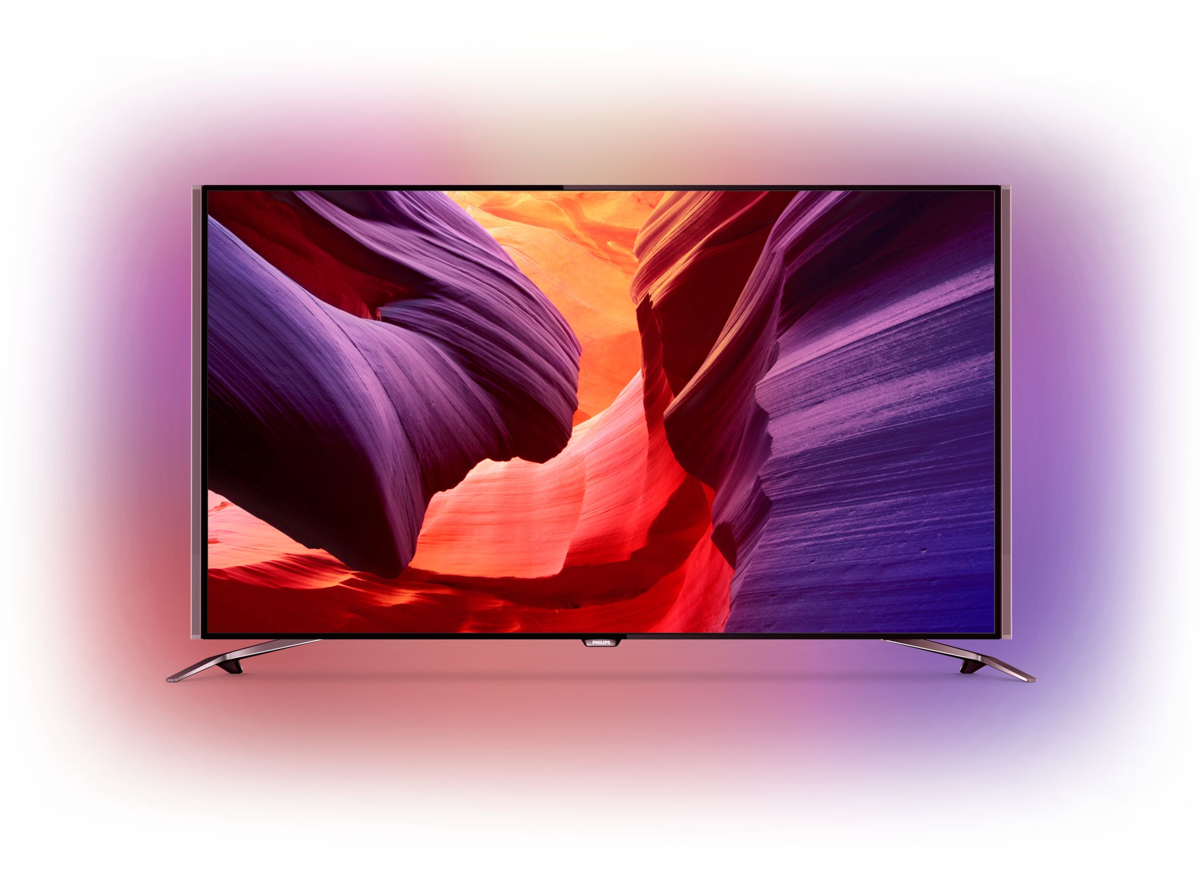 TV UHD-LCD - Philips,  55",  55PUS8601/12  4K UHD plano con tecnología Android™