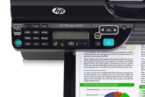 HP Officejet 4500 G510G CB867A Ethernet Çok Fonksiyonlu Mürekkepli Yazıcı
