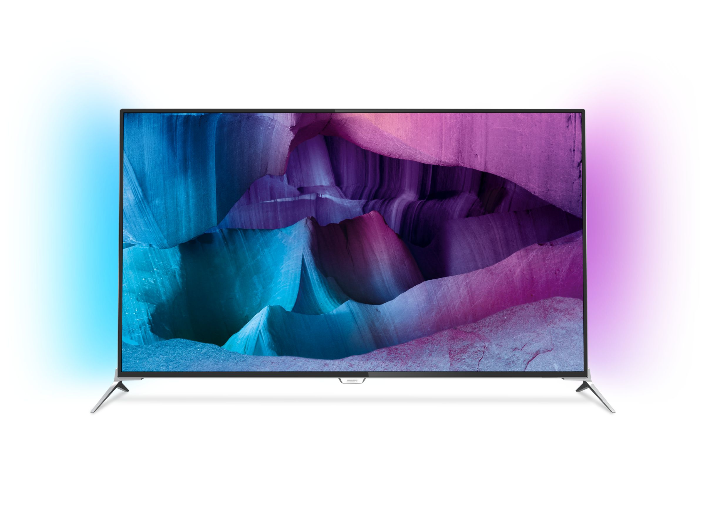 TV UHD-LCD - Philips,  43",  43PUS7100/12 7000 series Televisor 4K UHD Ultraplano,  Android