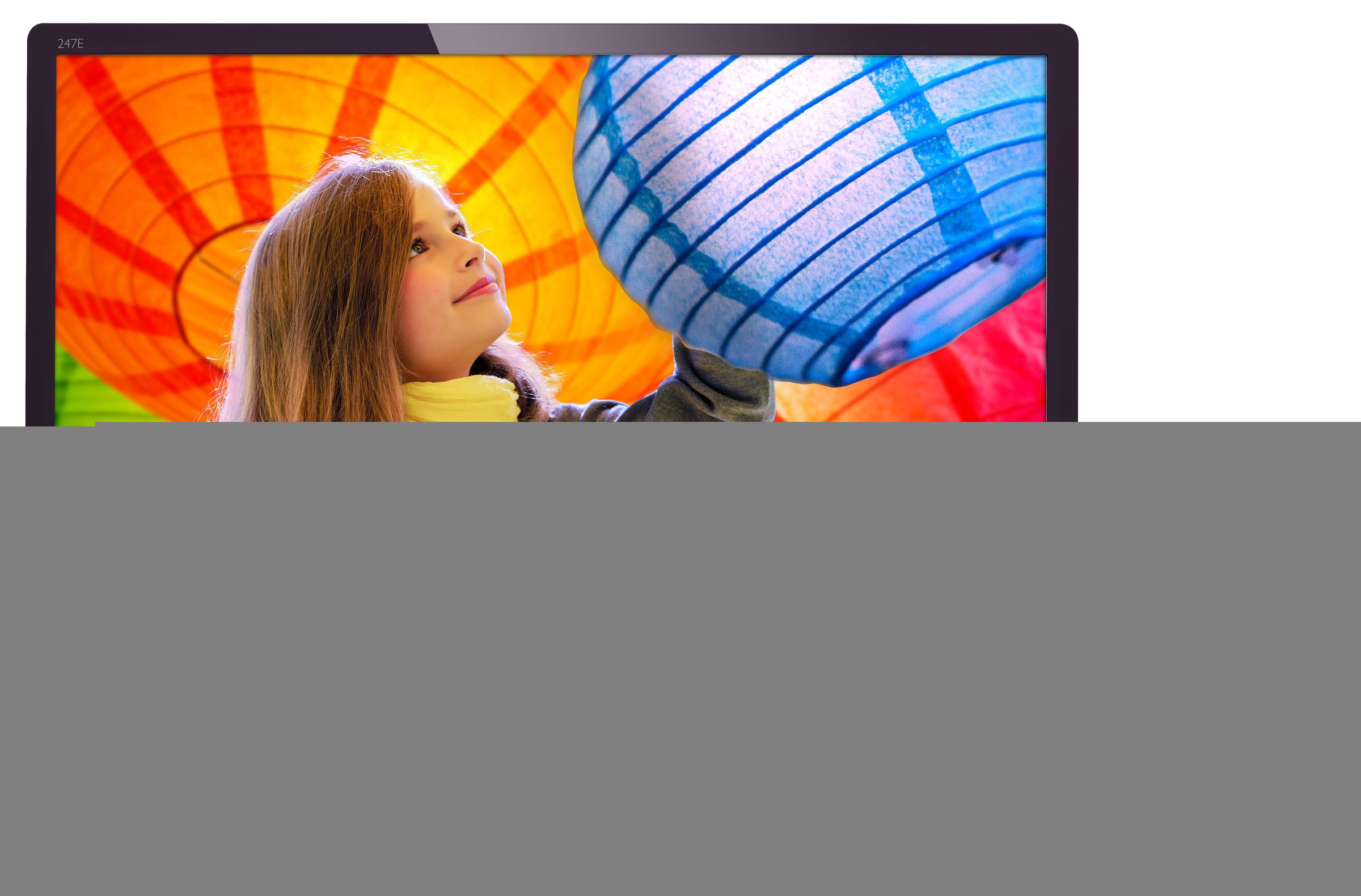 PHILIPS 247E6LDAD-00 23.6 İnç W LED Full HD IPS-ADS LCD Monitör Siyah