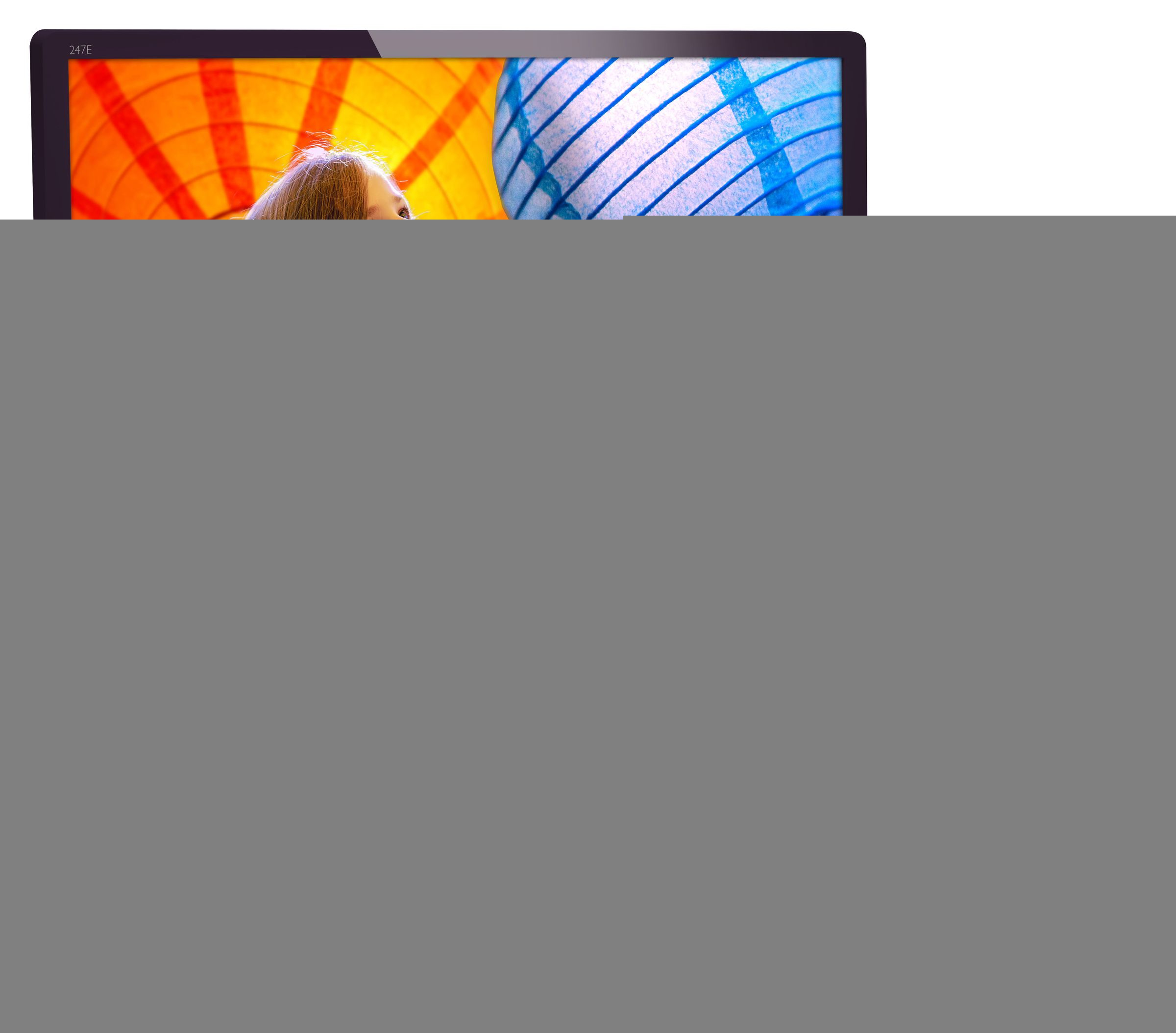 PHILIPS 247E6LDAD-00 23.6 İnç W LED Full HD IPS-ADS LCD Monitör Siyah