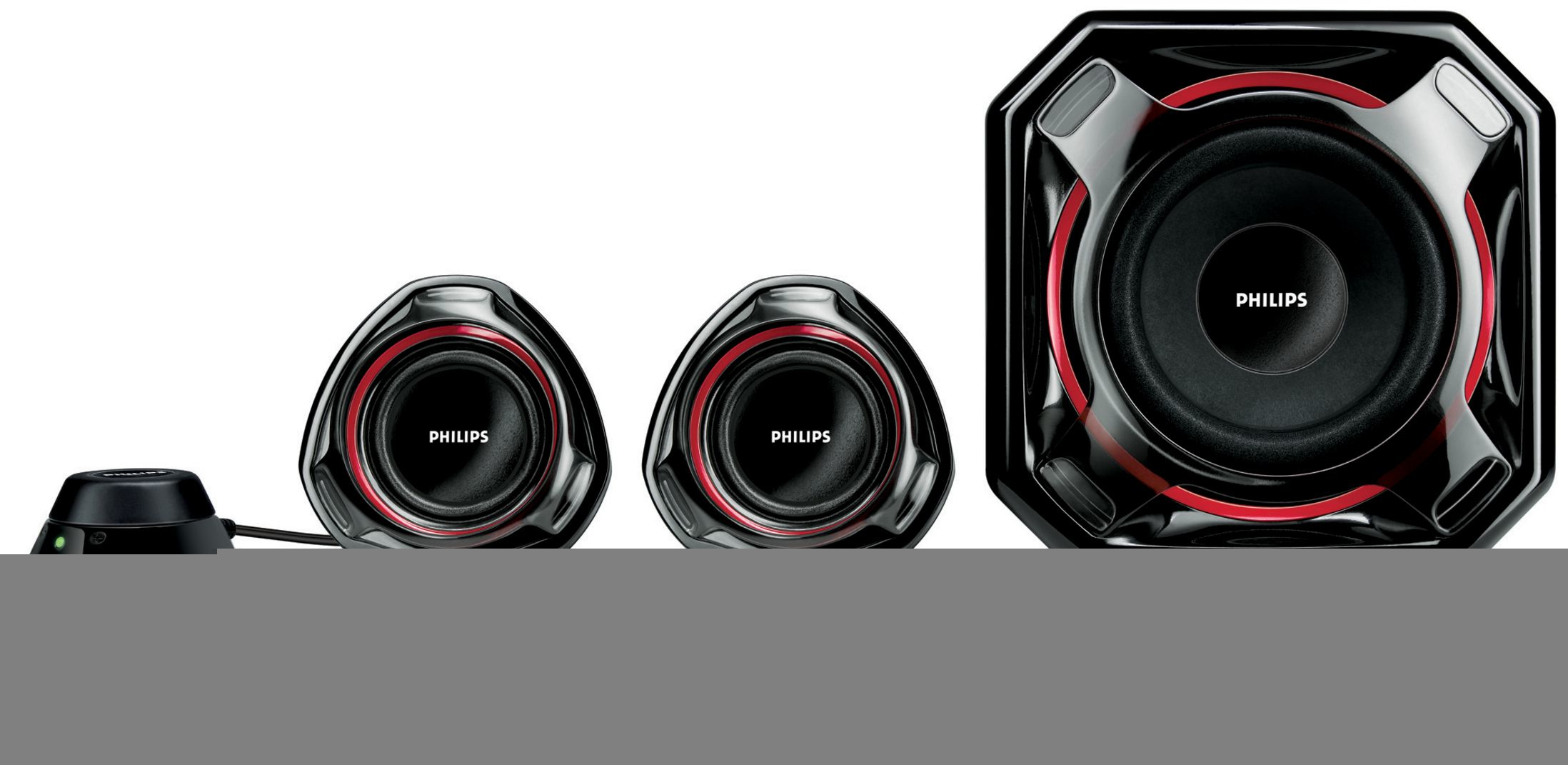 PHILIPS SPA5300 2.1 100 W Siyah Hoparlör 