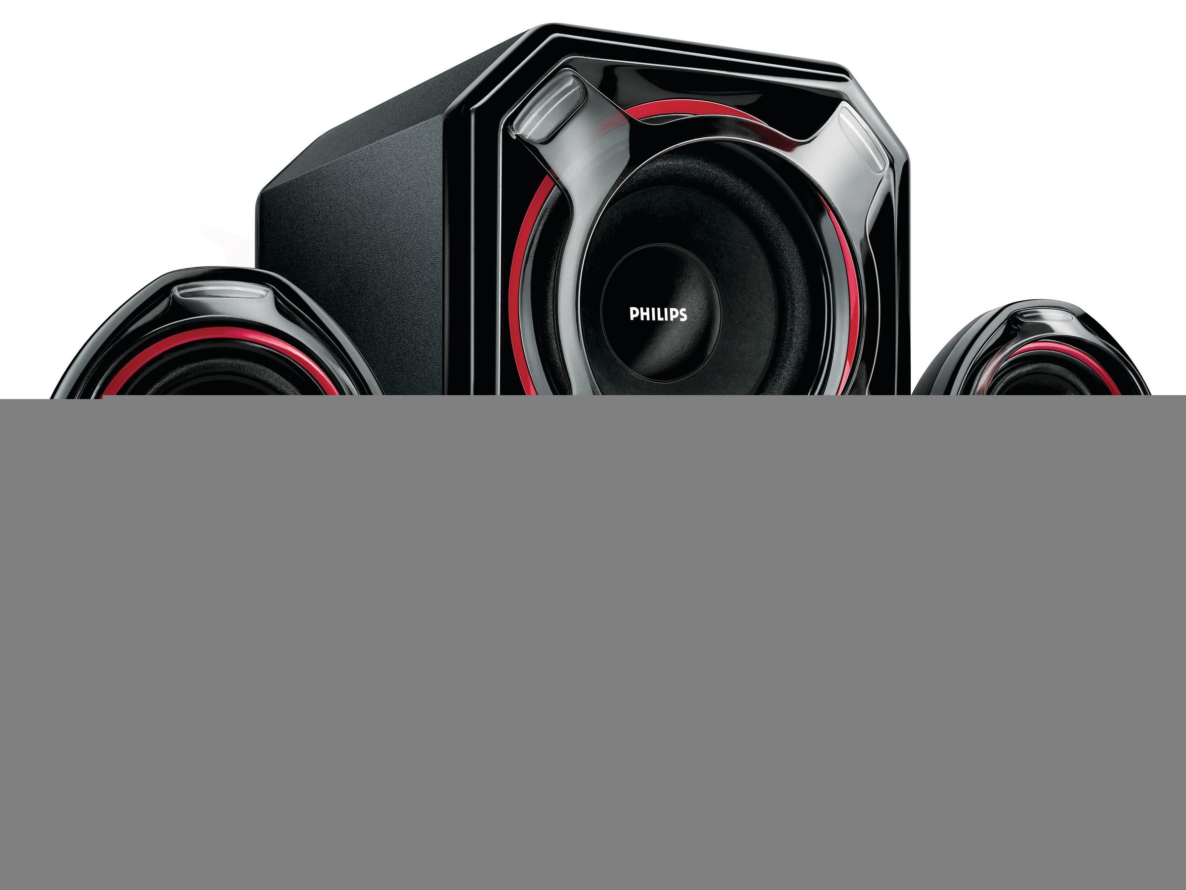 PHILIPS SPA5300 2.1 100 W Siyah Hoparlör 