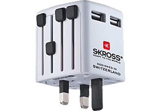 SKROSS NA 734 World - USB Charger (Weiss)