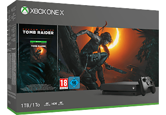Xbox One X 1To - Shadow of the Tomb Raider Bundle - Console de jeu - Noir