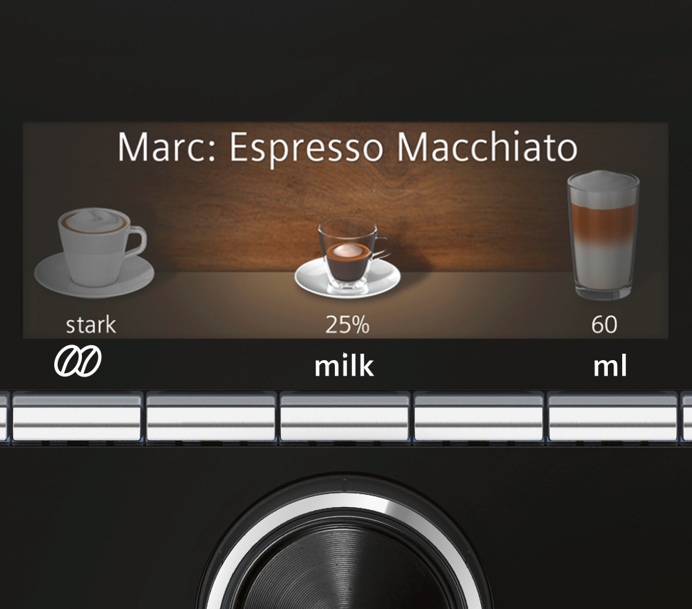 SIEMENS TI923509DE EQ.9 s300 Kaffeevollautomat Schwarz/Edelstahl