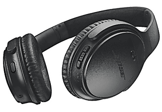 Auriculares inalámbricos - Bose QUIETCOMFORT 35 II, Bluetooth, Cancelación ruido, Micrófono, Negro