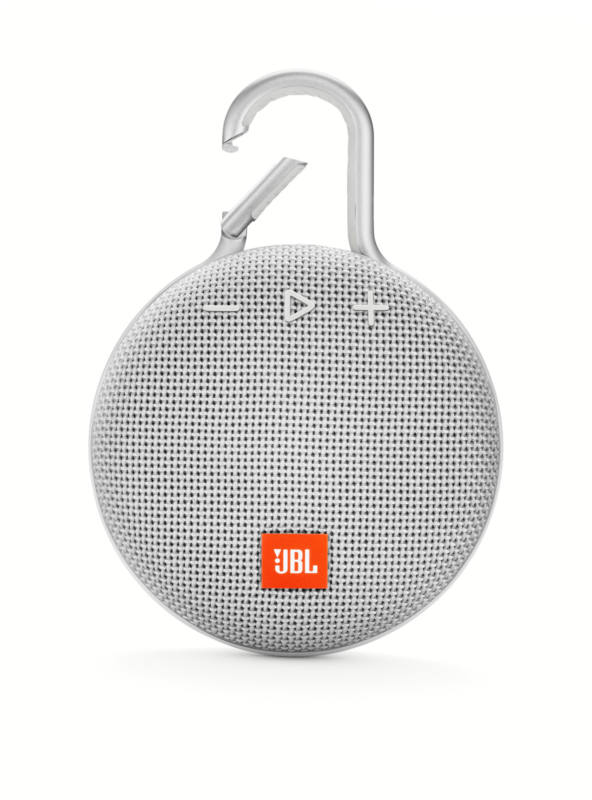 JBL Clip 3 hordozható bluetooth hangszóró, fehér
