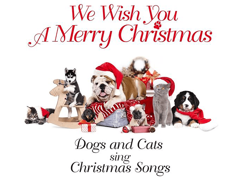 Dogs And Cats Sing Christmas Songs We Wish You A Merry Christmas