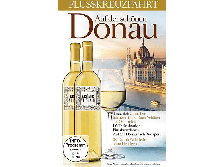 Auf der Donau – Flusskreuzfahrt und Weinlieder – Weinb CD + DVD Video