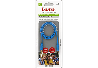 HAMA HM.135781 3.5mm 75cm Ses Kablosu Mavi_1