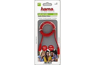 HAMA HM.135783 3.5mm 75cm Ses Kablosu Kırmızı_1