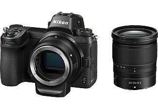 NIKON Z 6 + 24 - 70mm/F4 + Adattatore baionetta FTZ - Fotocamera Nero