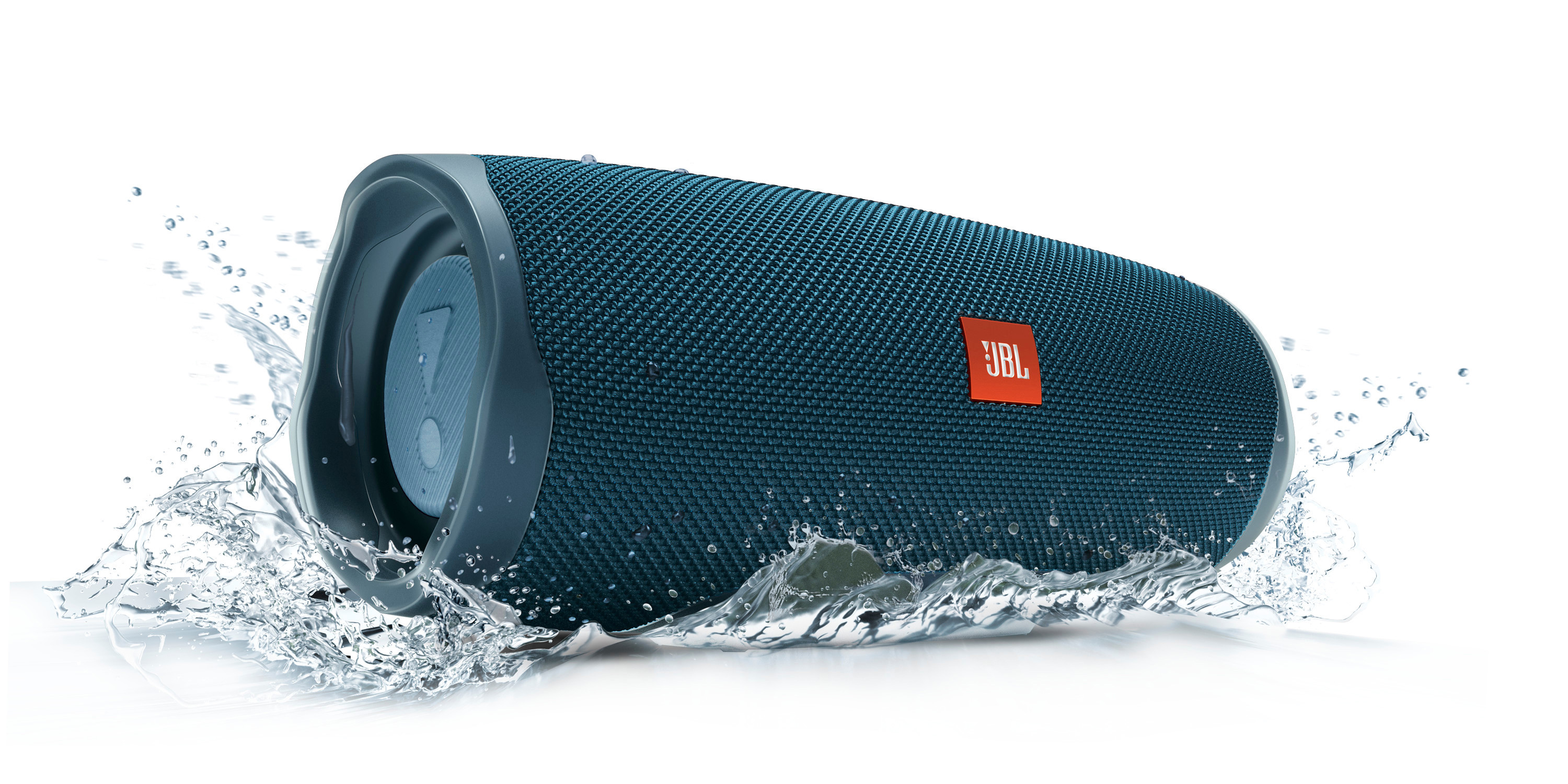 JBL Charge 4 Bluetooth Lautsprecher, Blau, Wasserfest