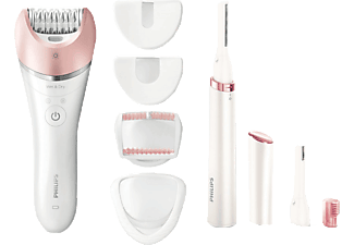 PHILIPS Satinelle Advanced BRP535/00 - Epilierer (Weiss/Pink)