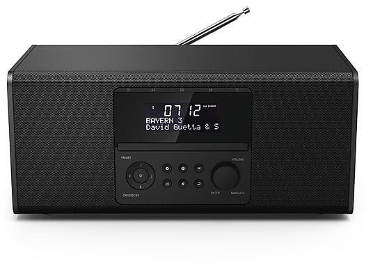 HAMA DR1550CBT - Radio numérique (DAB+, FM, Noir)