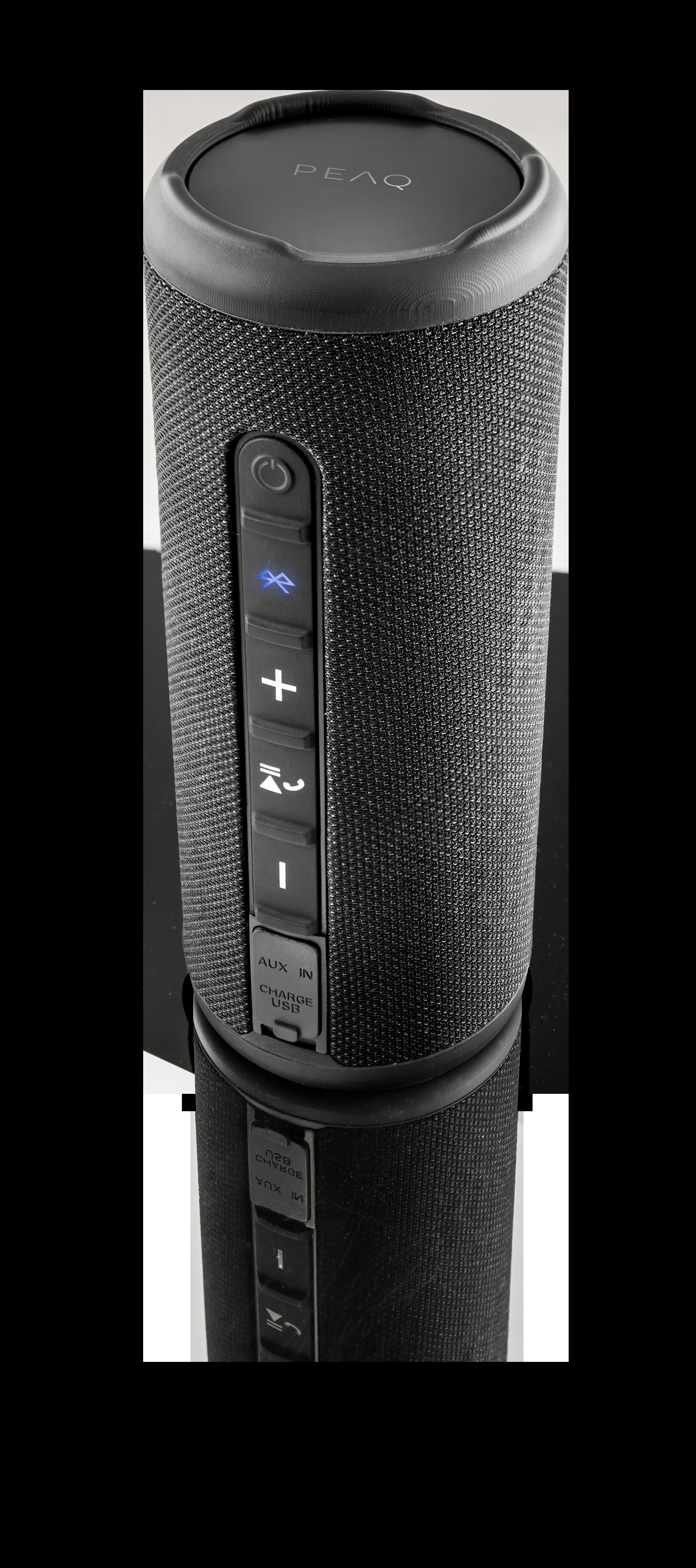 PEAQ PPA40BT-B Bluetooth Lautsprecher, Schwarz, Wasserfest
