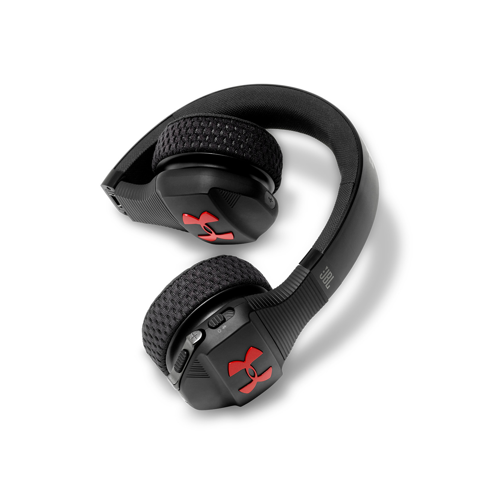 JBL Under Armour, On-ear Kopfhörer Schwarz/Rot