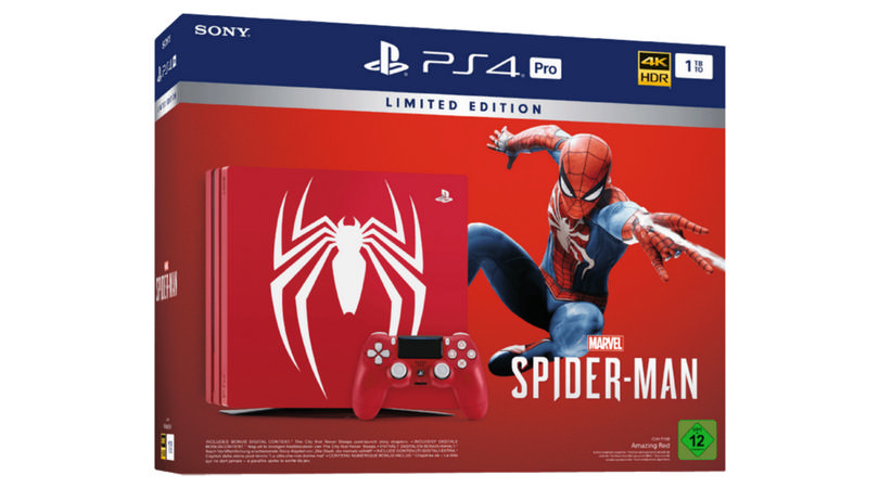 SONY Marvel’s Spider-Man - Limited Edition PS4 Pro 1TB Bundle
