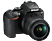 NIKON D3500 + 18-55MM + 70-300MM - Appareil photo reflex Noir