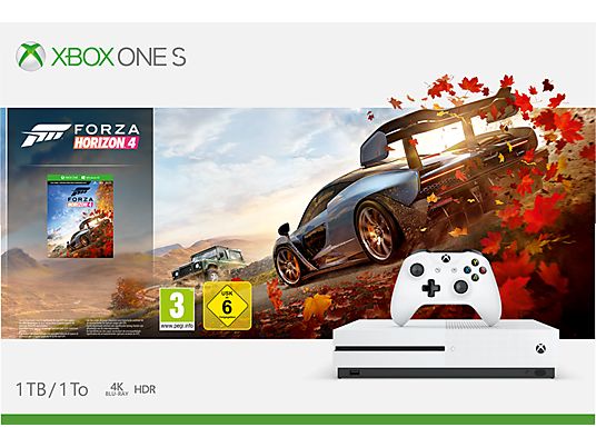 Xbox One S 1TB - Forza Horizon 4 Bundle - Console di gioco - Bianco