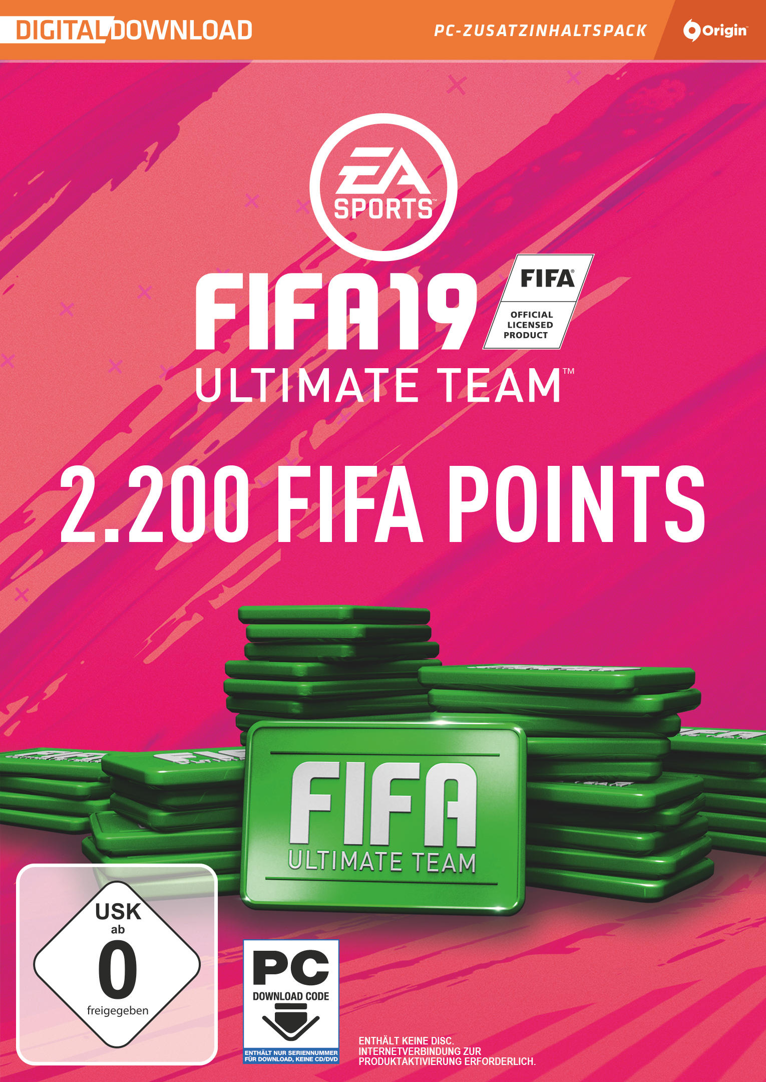 FIFA 19 Ultimate Team 2.200 FIFA Points - [PC]