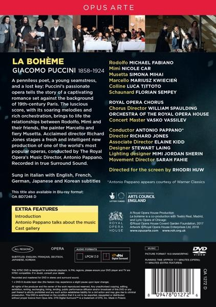 Antonio House Royal Opera - - Pappano Bohème (DVD) La &