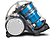 E.ZICOM Turbo Eco-Pets - Staubsauger (Schwarz/Blau)