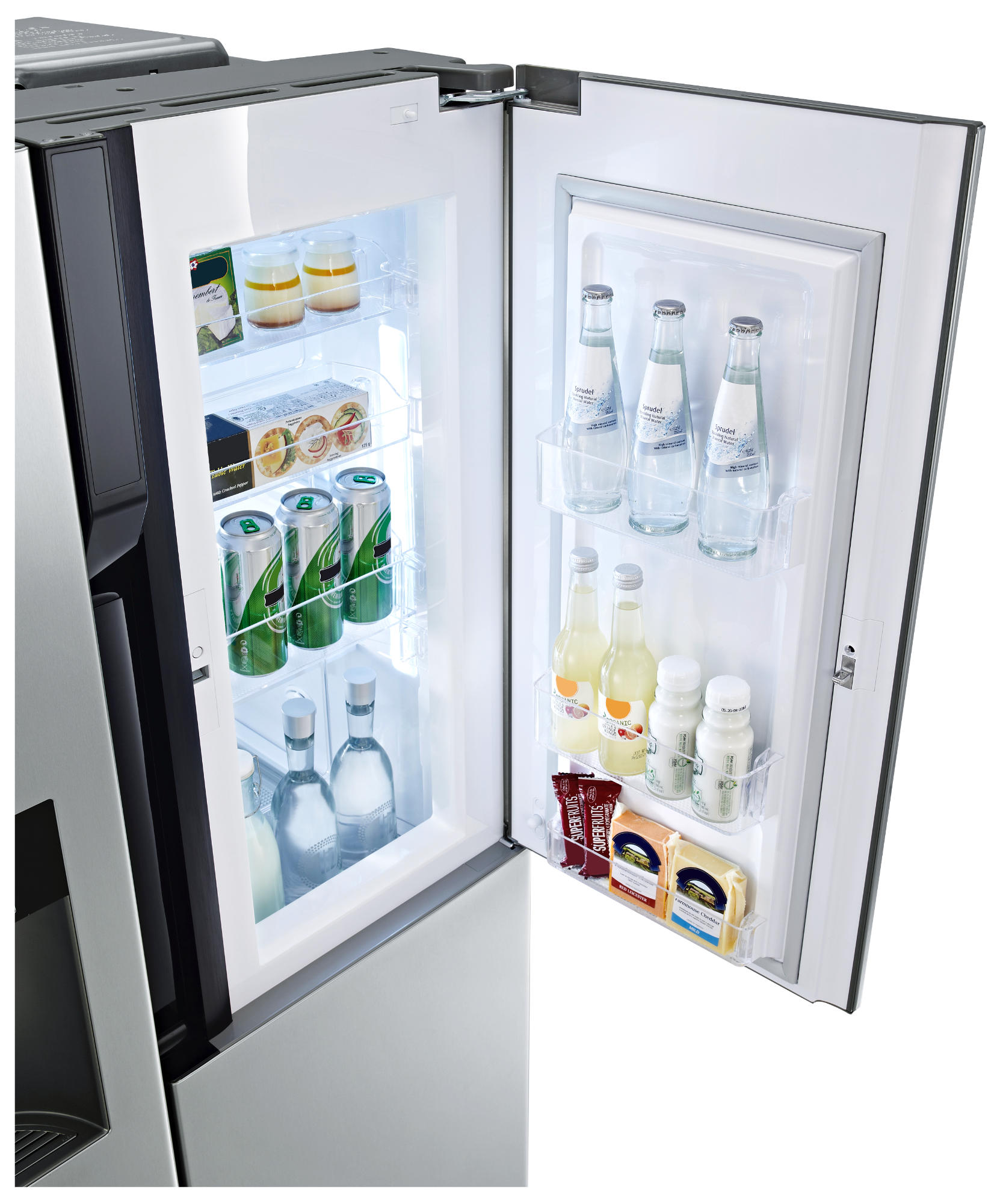 LG GSJ 561 PZUZ Side-by-Side (606 l, F, 1790 mm hoch, Edelstahl)