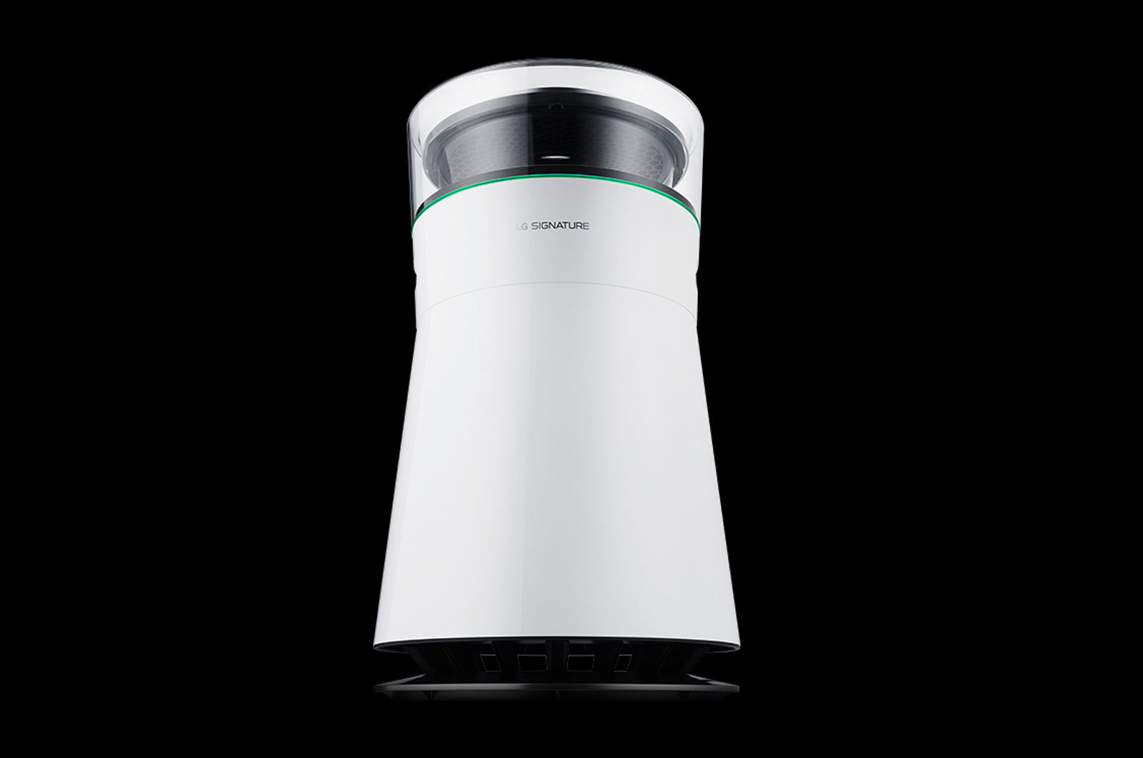 LG LSA50A Luftreiniger Weiß/Transparent/Silber (Raumgröße: 46 m³, Sterilisation durch UV-Licht)