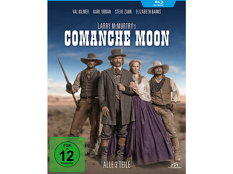 Larry McMurtry's Comanche Moon - Alle 3 Teile Blu-ray (FSK: 12)