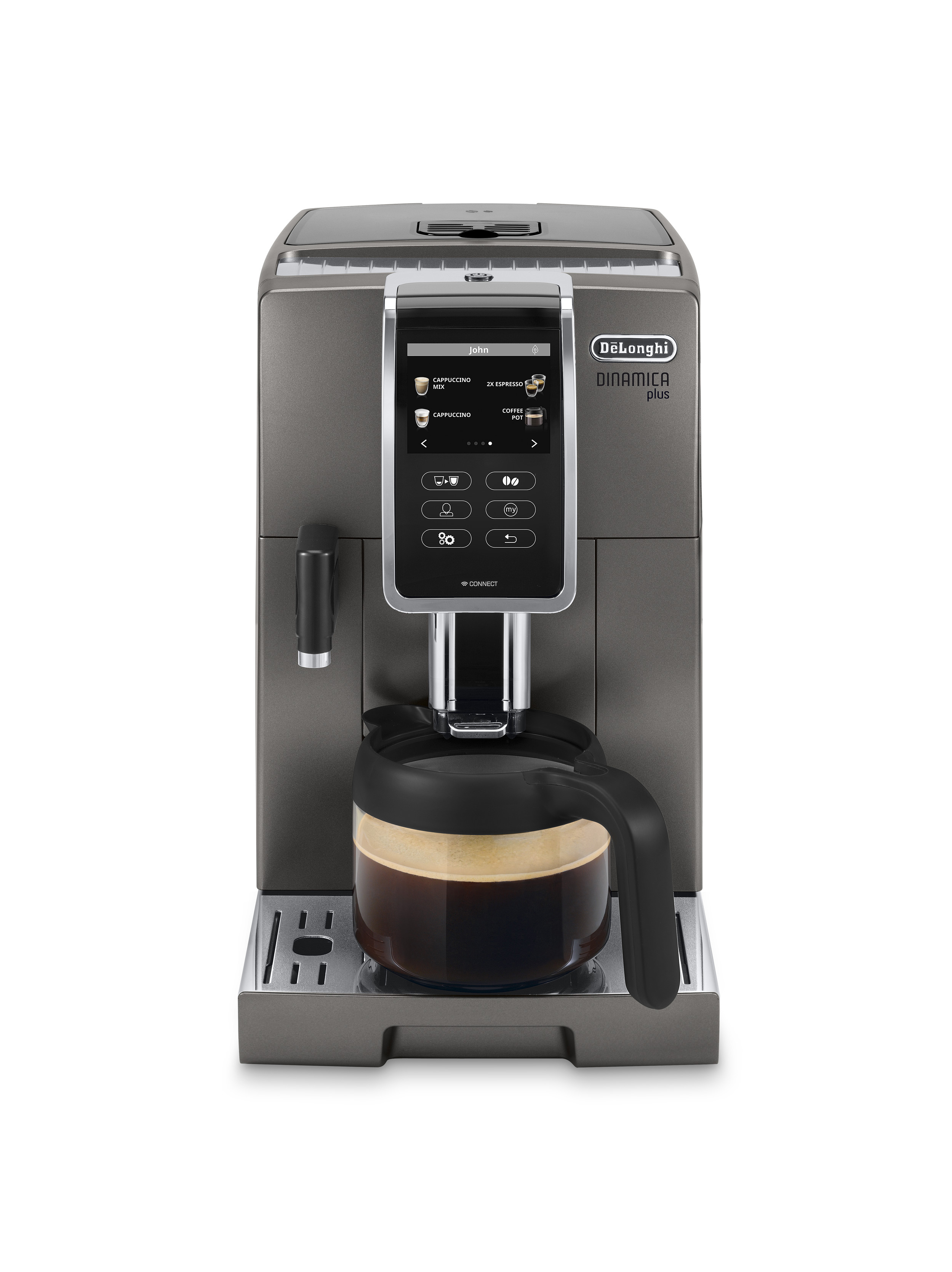DELONGHI ECAM 370.95.T Dinamica Plus Kaffeevollautomat Titanium