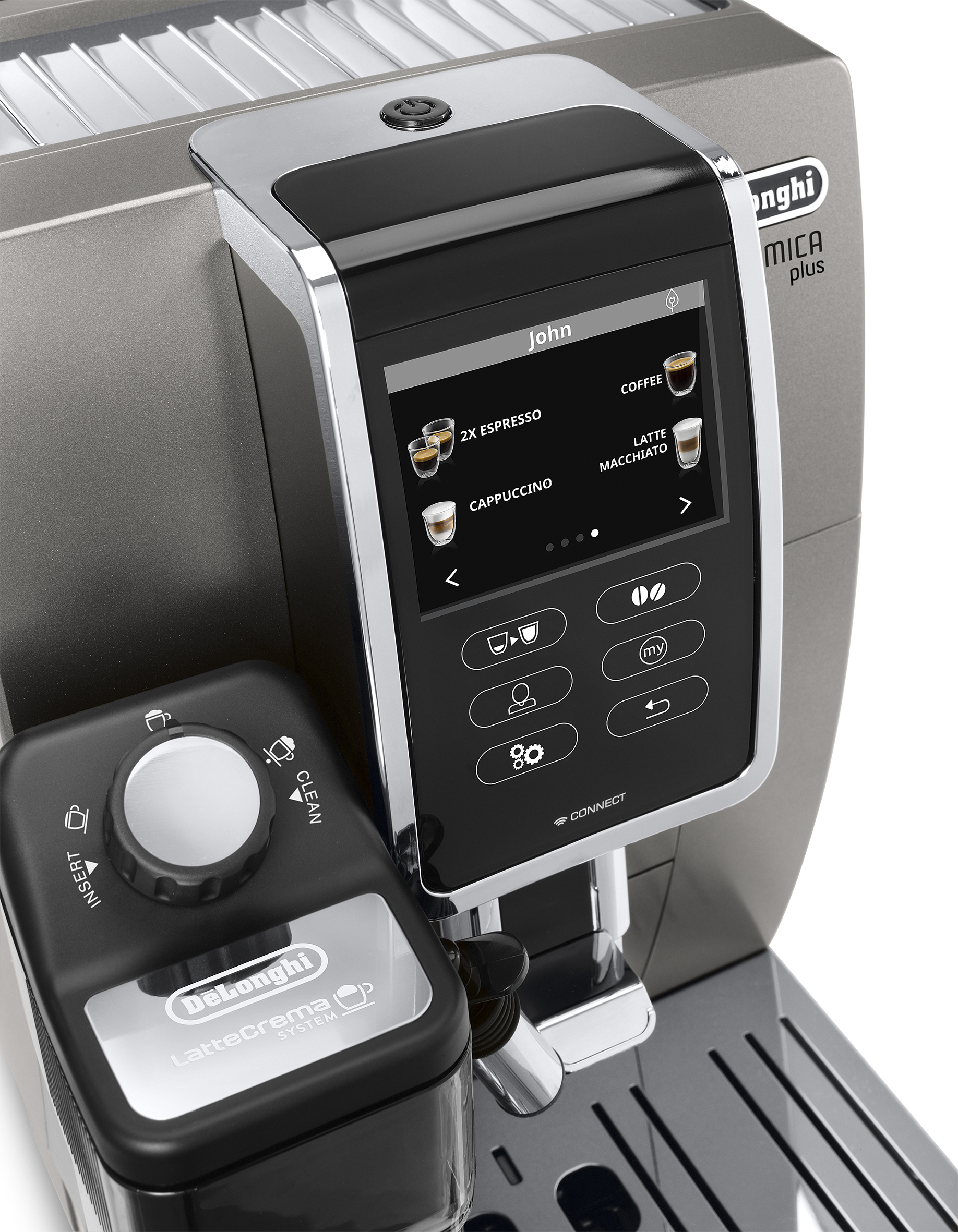 DELONGHI ECAM 370.95.T Dinamica Plus Kaffeevollautomat Titanium