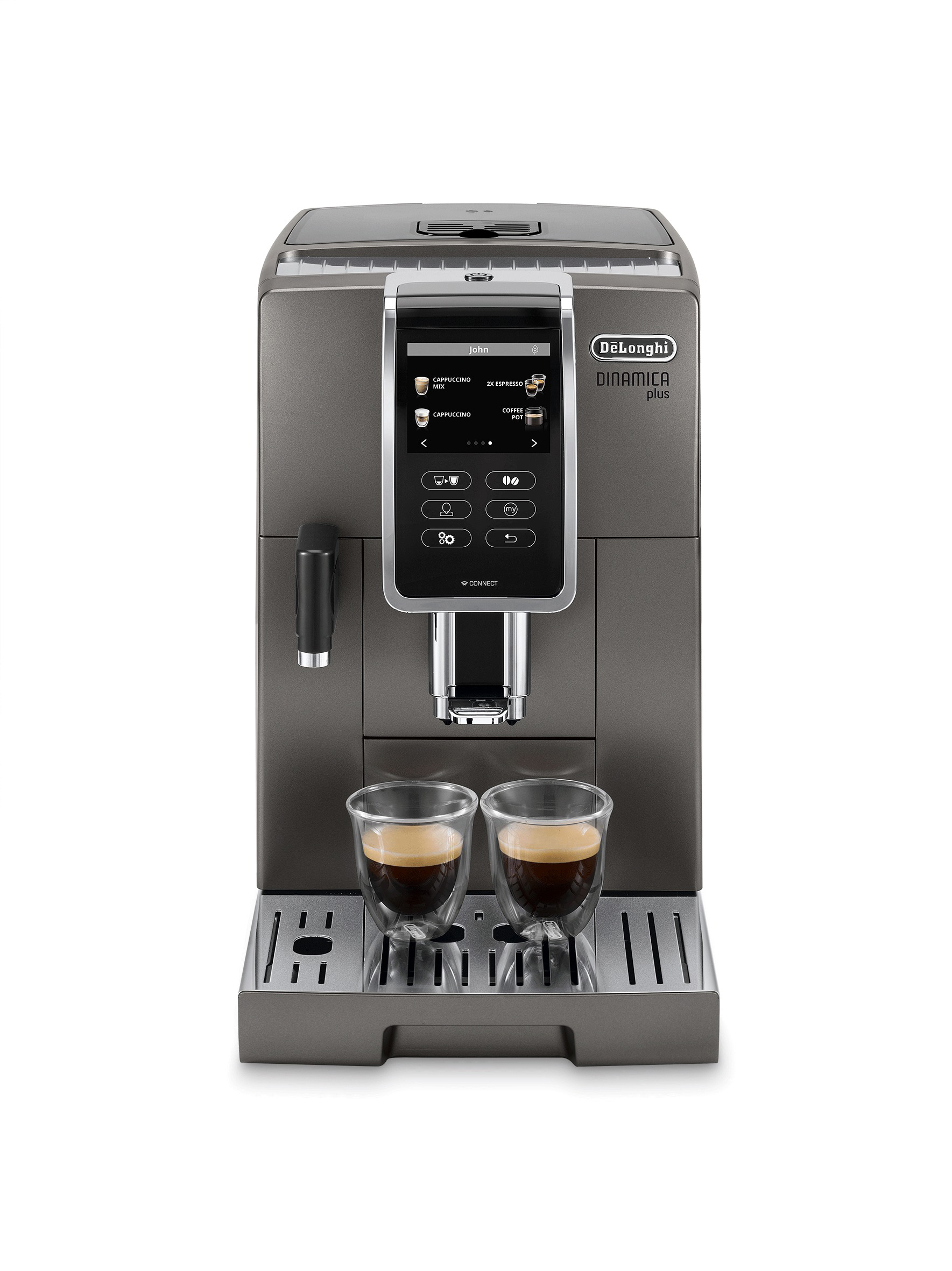 Titanium Plus DELONGHI Dinamica Kaffeevollautomat ECAM376.95.T