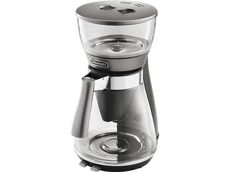 DELONGHI Clessidra ICM17210 Kaffeemaschine Transparent/Silber ...