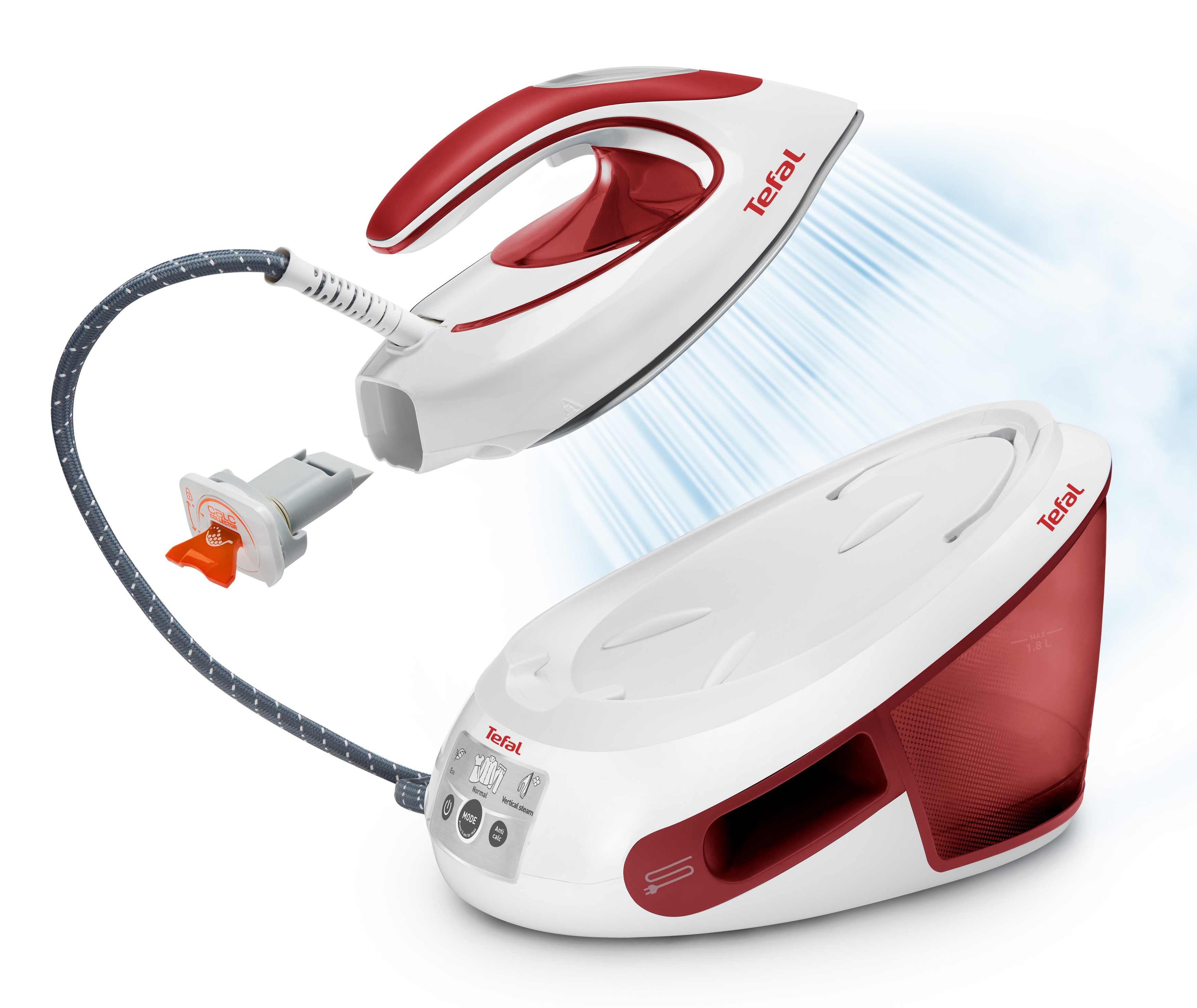 TEFAL SV8030 Express Anti-Calc Dampfbügelstation 2800 Watt, 6,2 bar