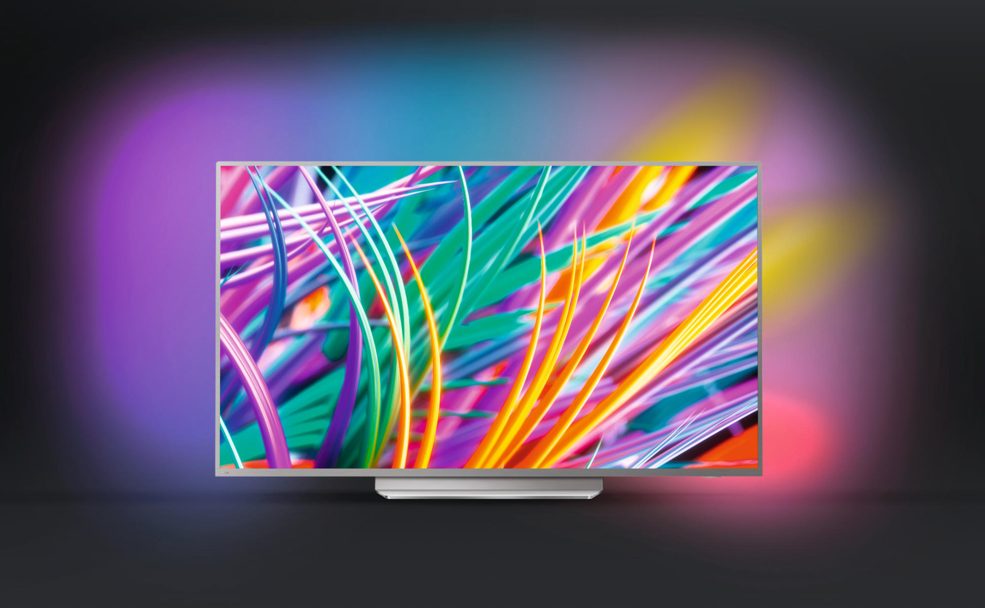 TV LED 55"-Philips 55PUS8303/12, UHD 4K, NanoLed, Ambilight 3 lados, P5, HDR Plus, Quad Core, Pixel