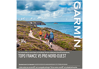 GARMIN TOPO FRANCE V5 PRO NORD OUEST - Carte pour GPS